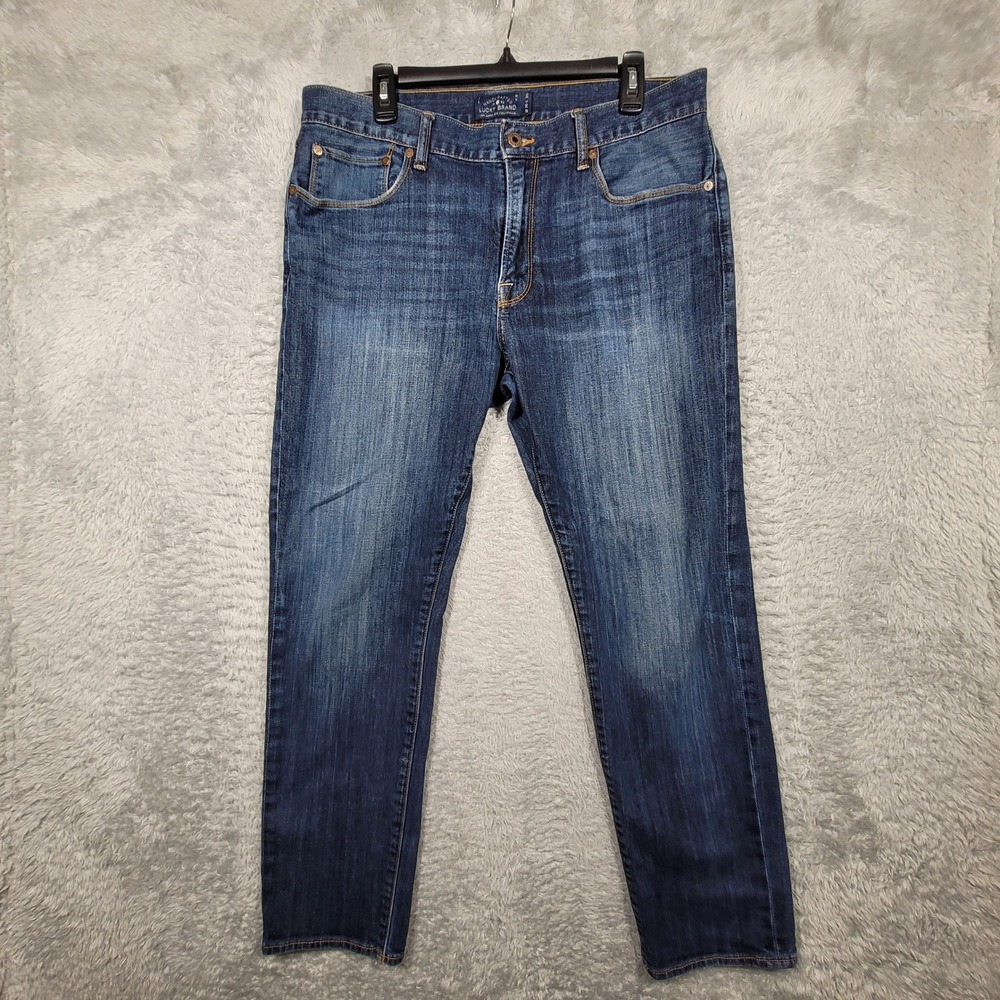 Lucky Brand 1 Authentic Skinny‎ Jeans Mens Size 36x30 Blue Denim